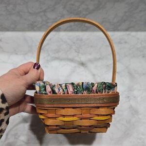 Handcrafted Multicolor Woven Basket Bag